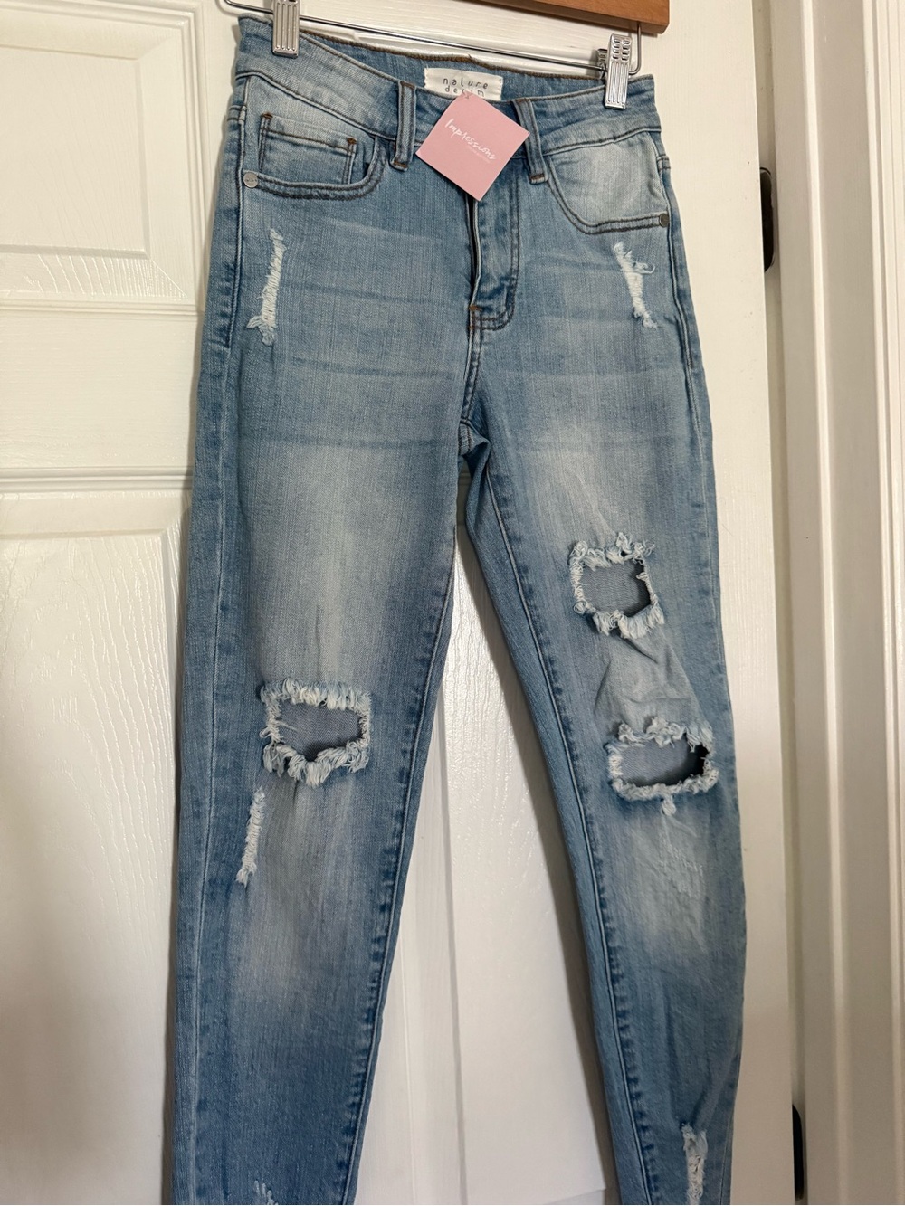 NWT Nature Denim Distressed Jeans